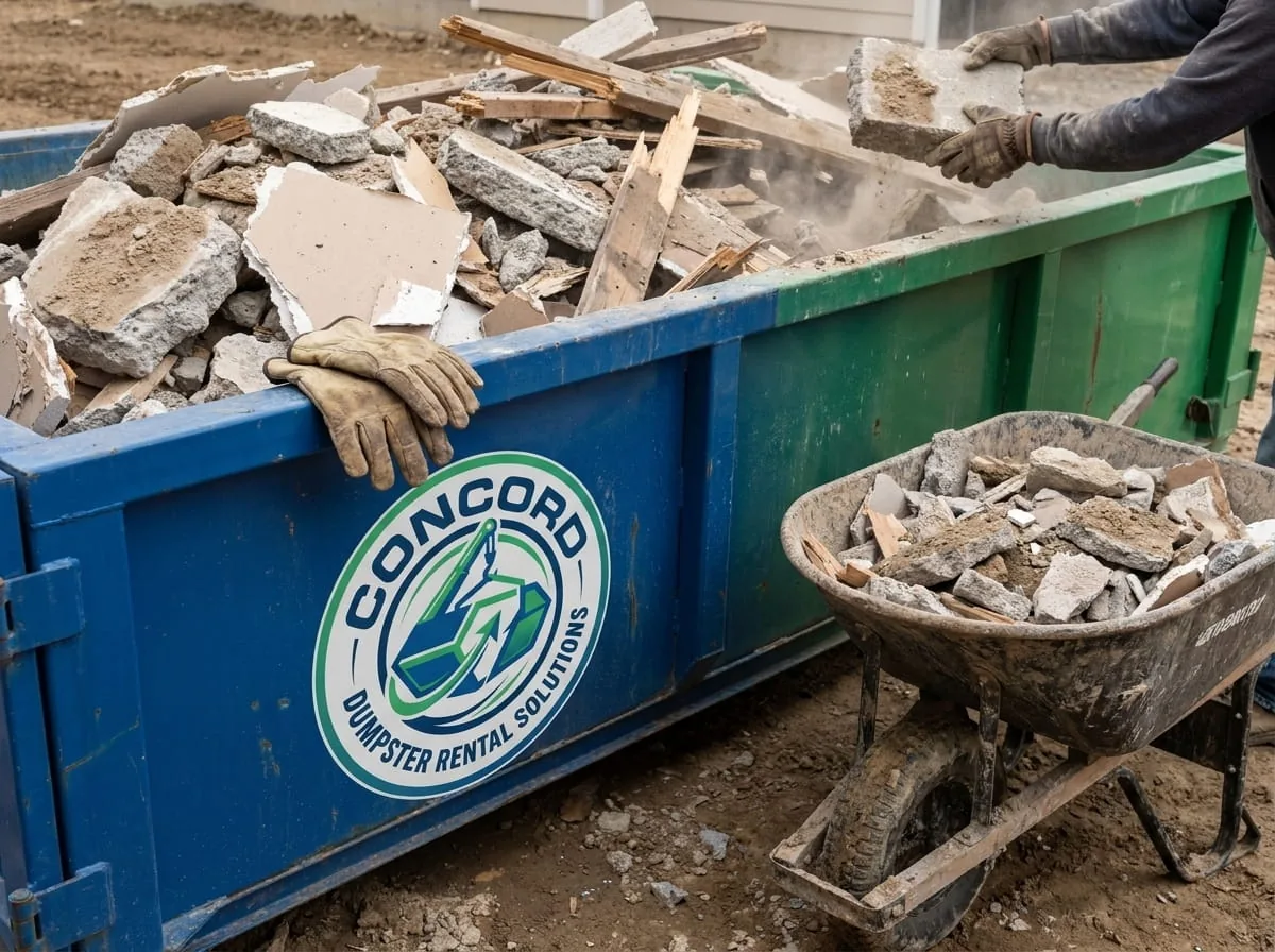 10 Yard Dumpster rental in Concord NH 10 Yard Dumpster roll-off container available in Concord NH