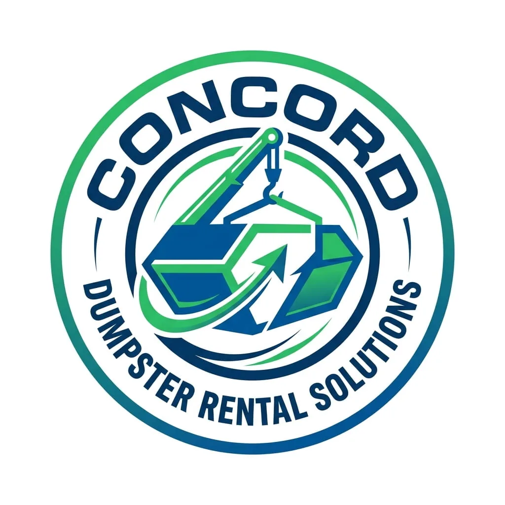 Concord Dumpster Rental Solutions container ready for pickup in Concord NH