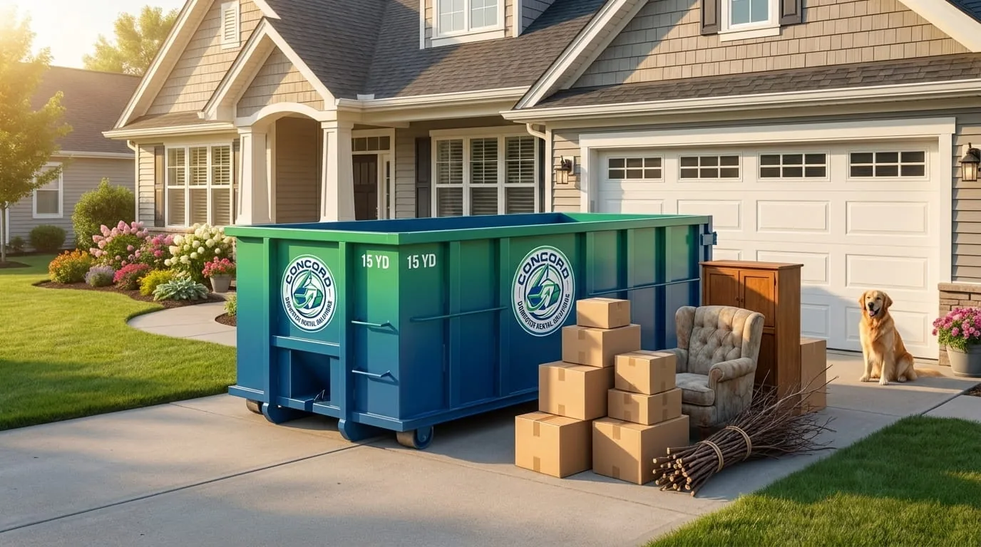 Household projects are where most people meet a roll-off for the first time, and they usually have three worri